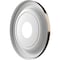 Ekena Millwork Traditional PVC Medallion (Canopies up to 7 1/2"), 13"OD x 3 1/2"ID x 1 1/4"P, Metallic Rustic Mist CMP13TRERU - alternate 5
